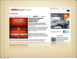 Friday, June 15, 2012
 