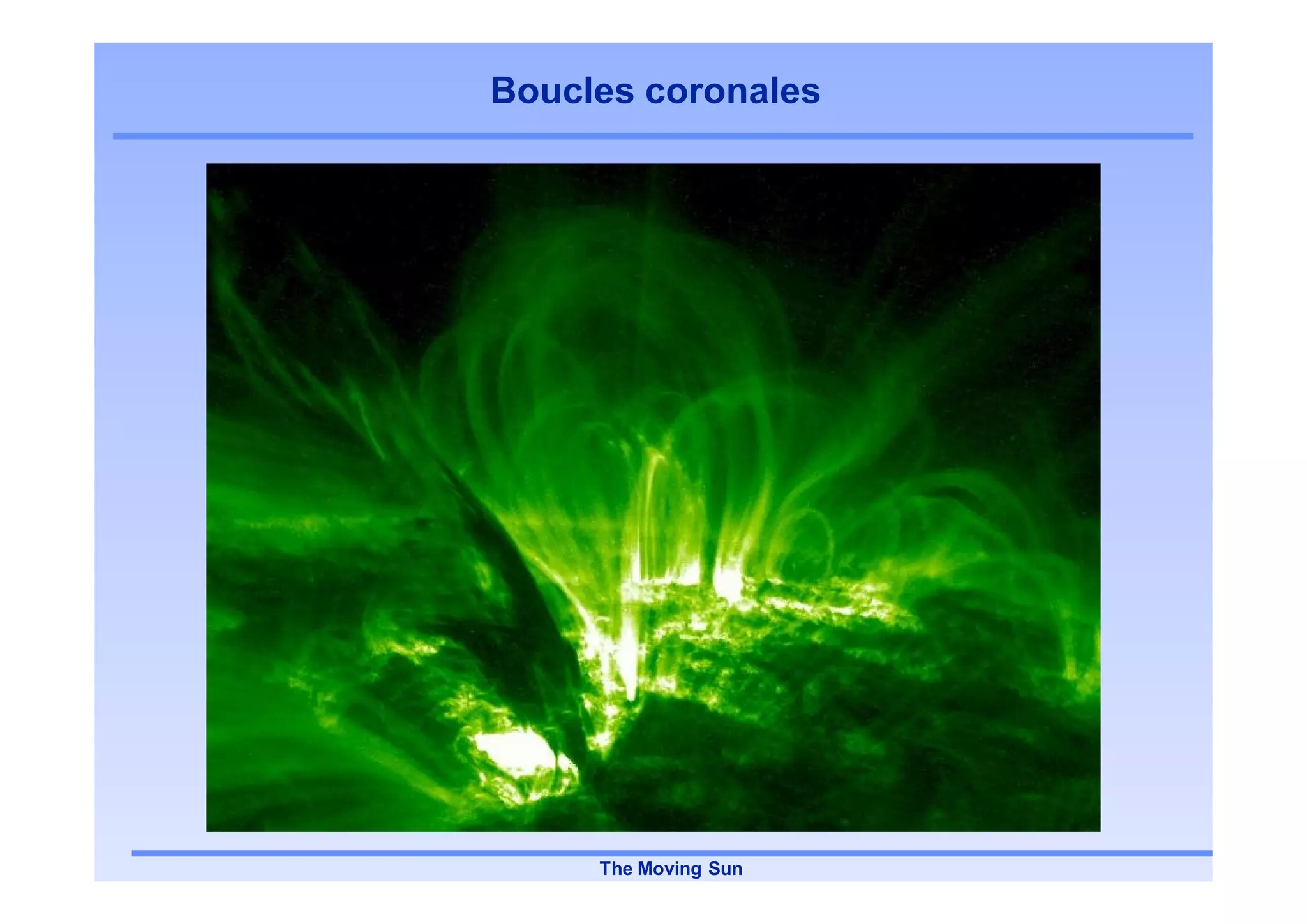 Boucles coronales




     The Moving Sun
 