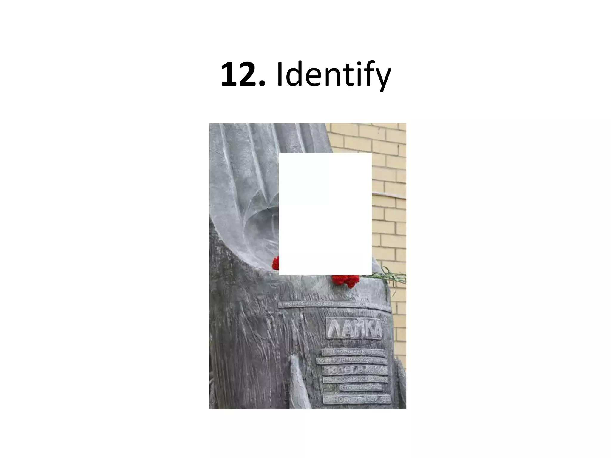 12. Identify