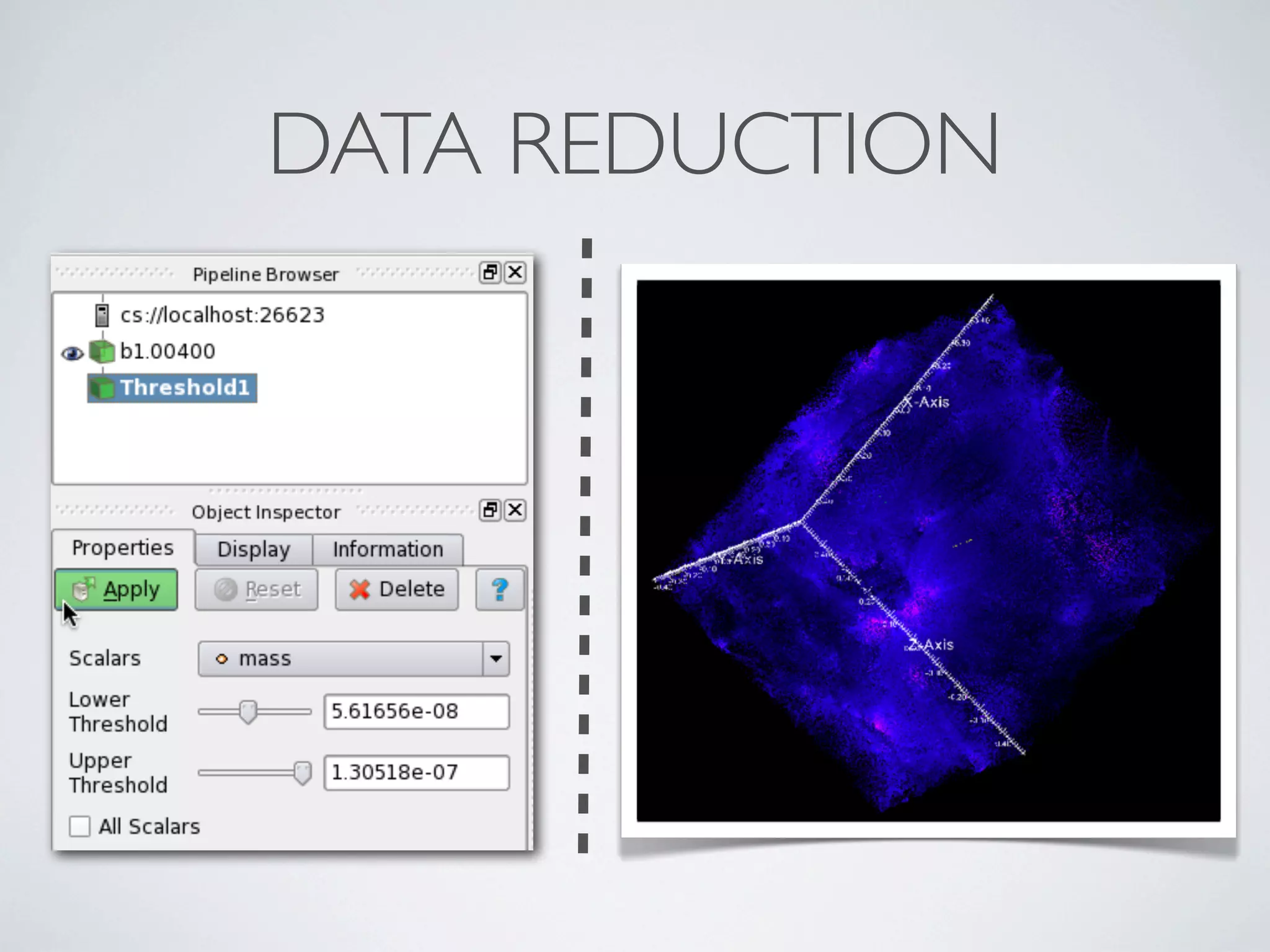 DATA REDUCTION
 