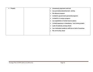 Astu 5 year strategic plan final | PDF