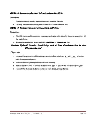 Astu 5 year strategic plan final | PDF