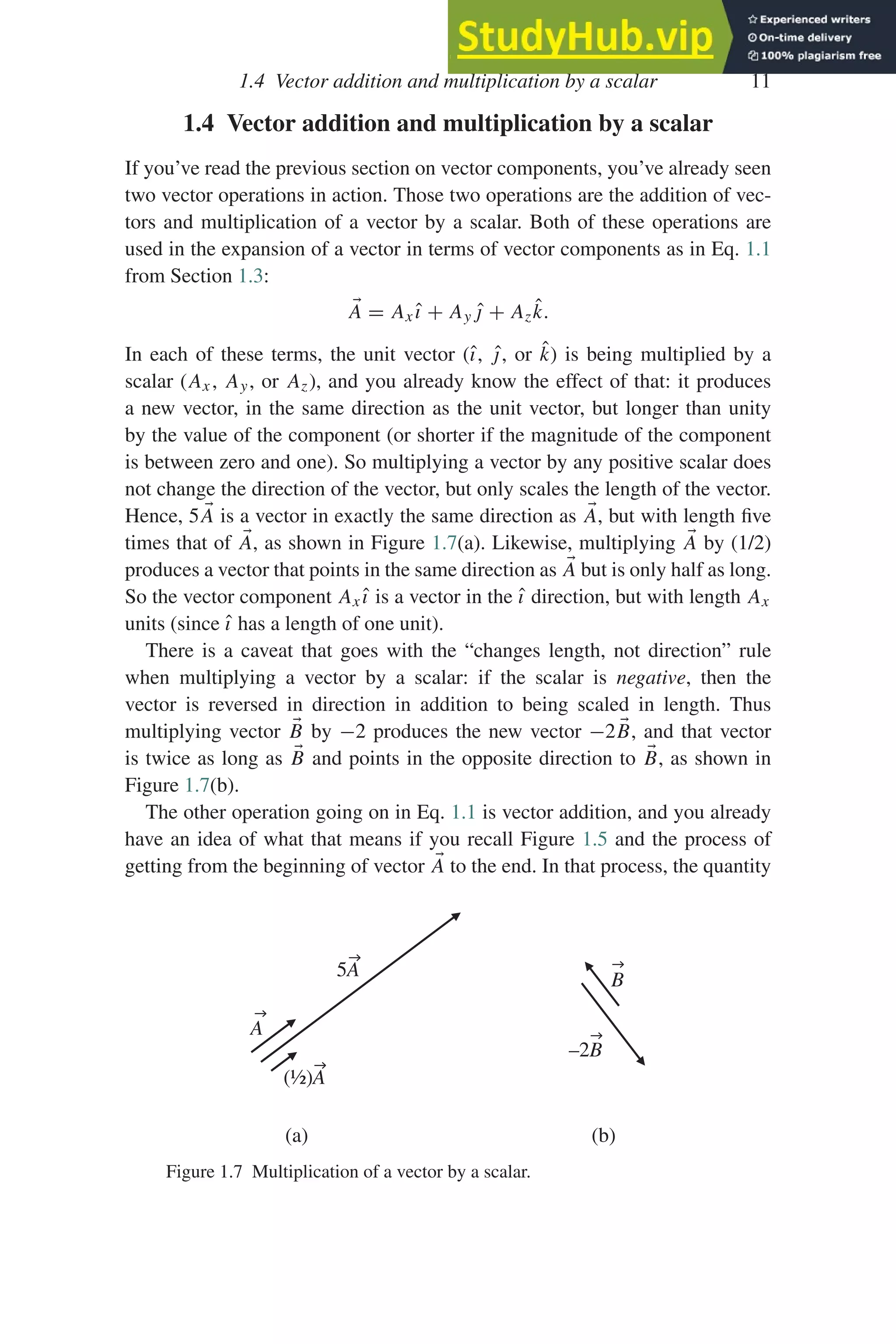 A Students Guide To Vectors And Tensors | PDF