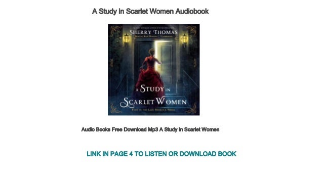 Audio Books Free Download Mp3 A Study In Scarlet Women