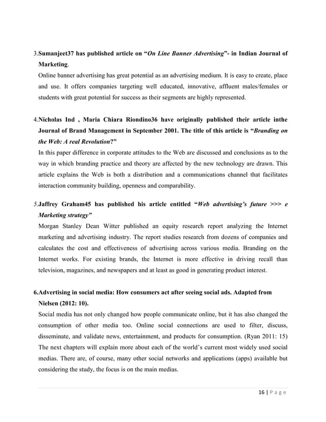 Project Report On A Study Of Digital Marketing Services 