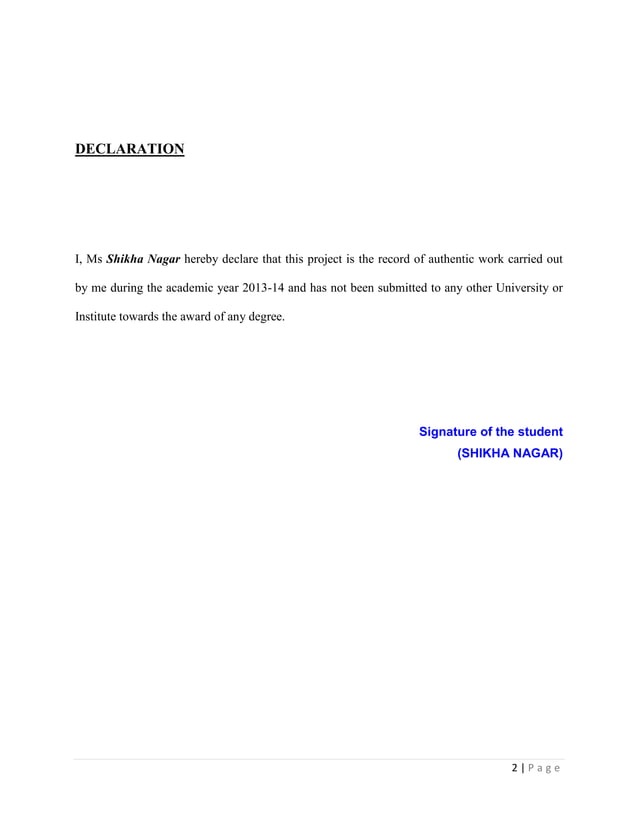 Project Report On A Study Of Digital Marketing Services 