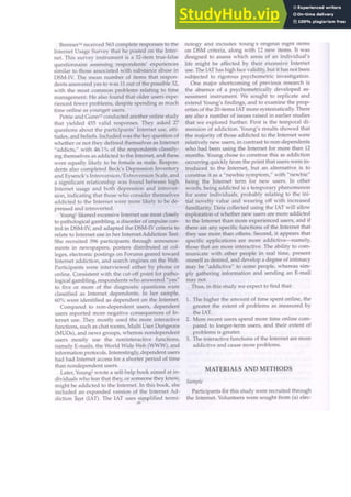 A STUDY OF INTERNET ADDICTION AMONG STUDENTS OF SEKOLAH | PDF