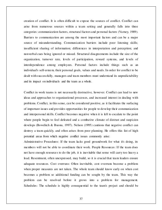 Third party conflict resolution case study