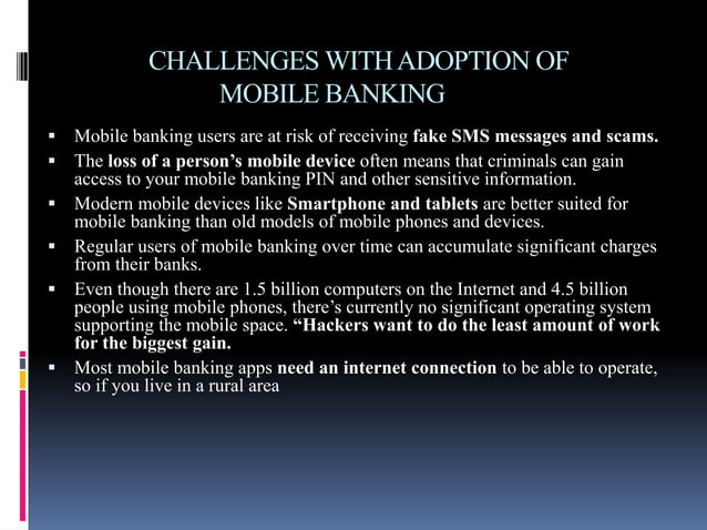 case study on mobile banking in india