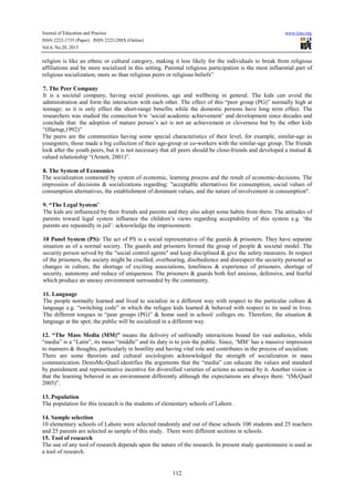 A study of social development of children at elementary level | PDF ...