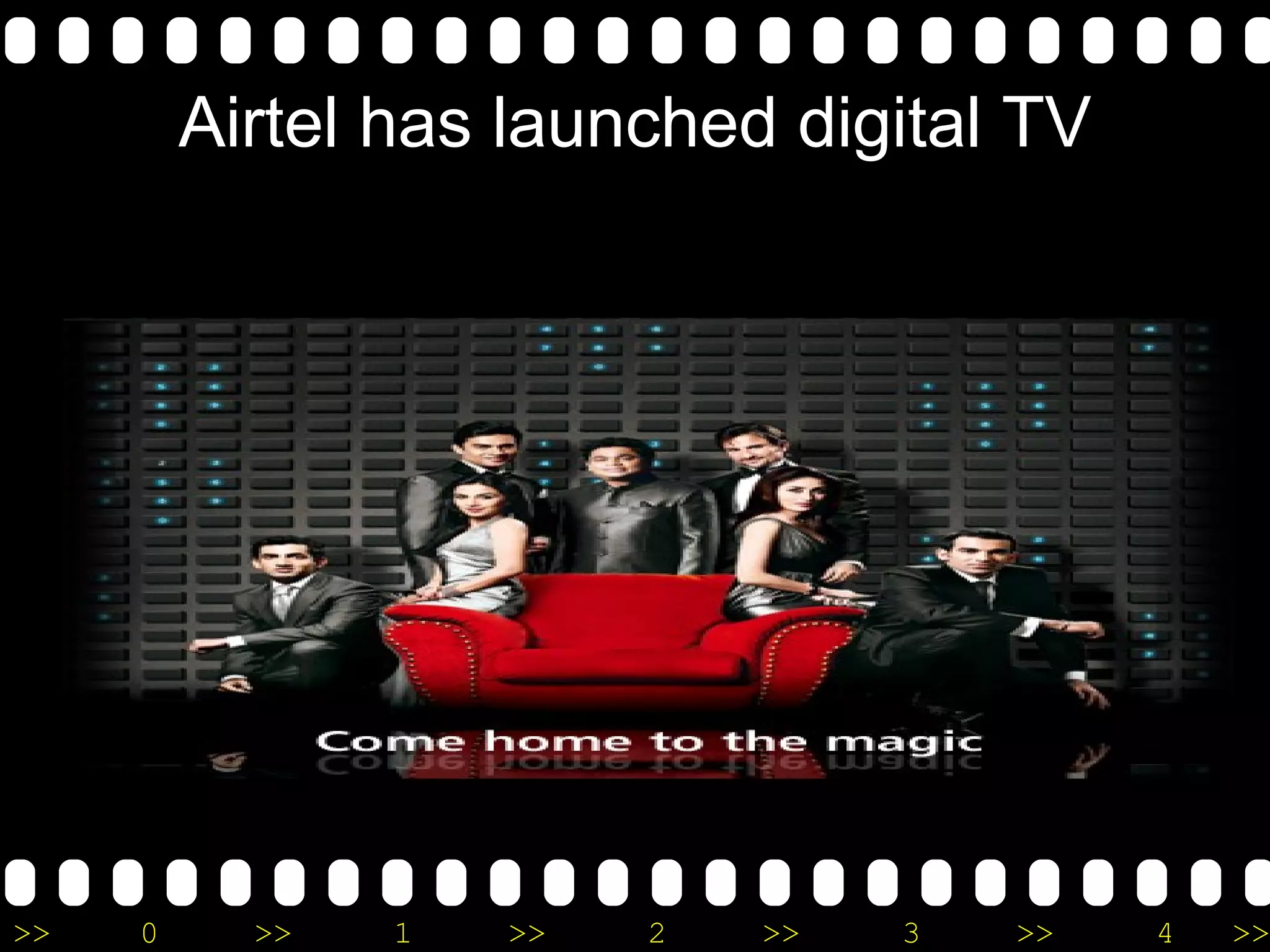 Airtel has launched digital TV 