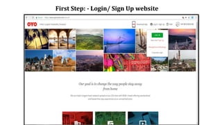 First Step: - Login/ Sign Up website
 