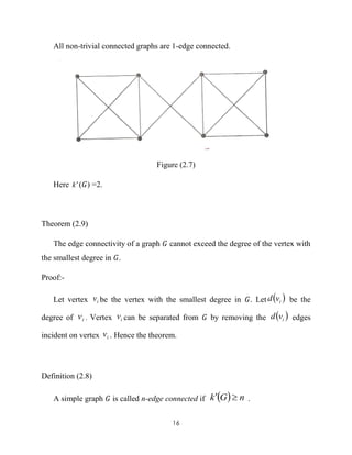 A study on connectivity in graph theory june 18 pdf | PDF