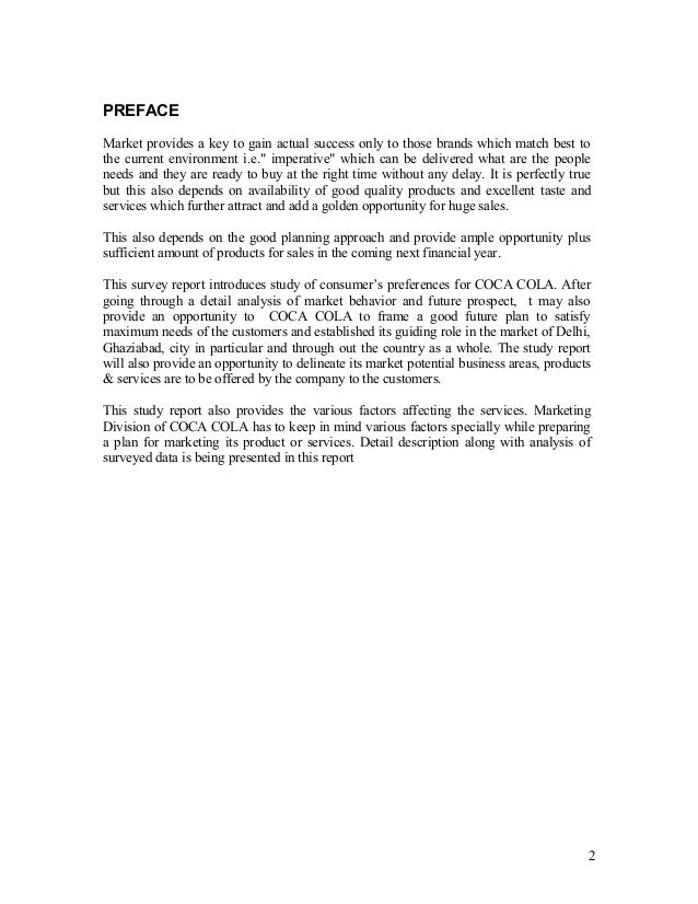 Coca cola case analysis image