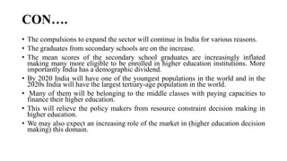 A study on contemporary issues in higher education nil | PPTX