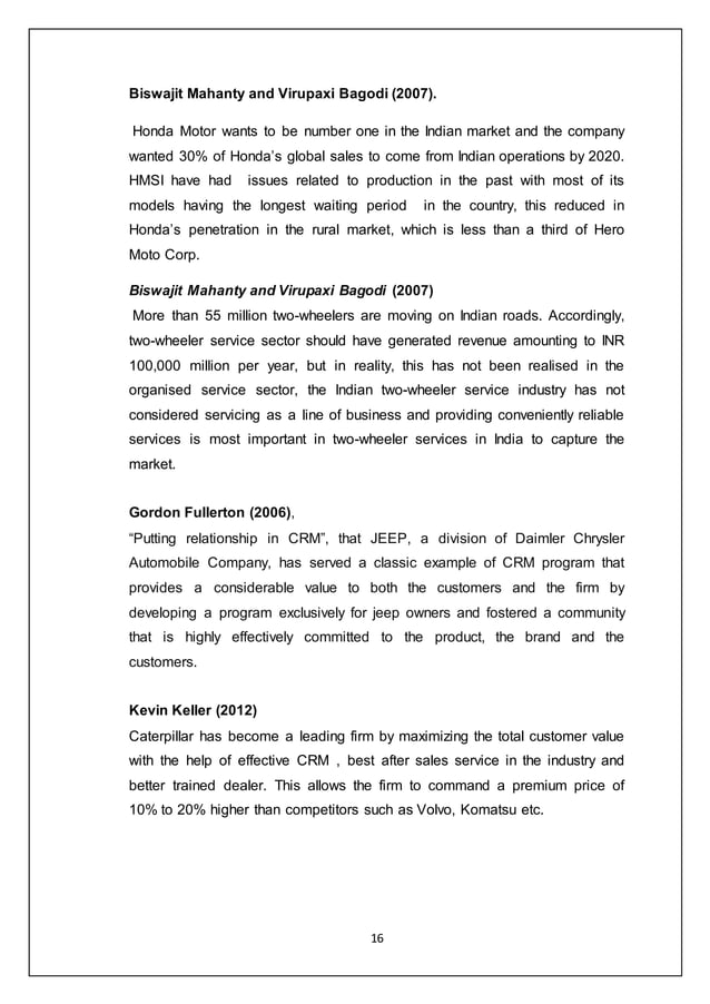 A study on customer satisfaction towards honda activa PDF