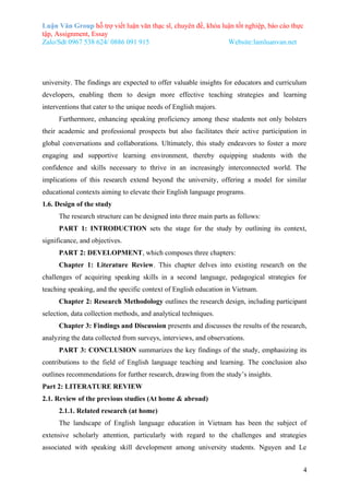 A STUDY ON DIFFICULTIES IN SPEAKING SKILLS OF FIRST-YEAR ENGLISH ...