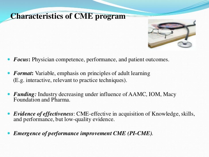 A study on effect of cme programs in improving doctors medical practi…