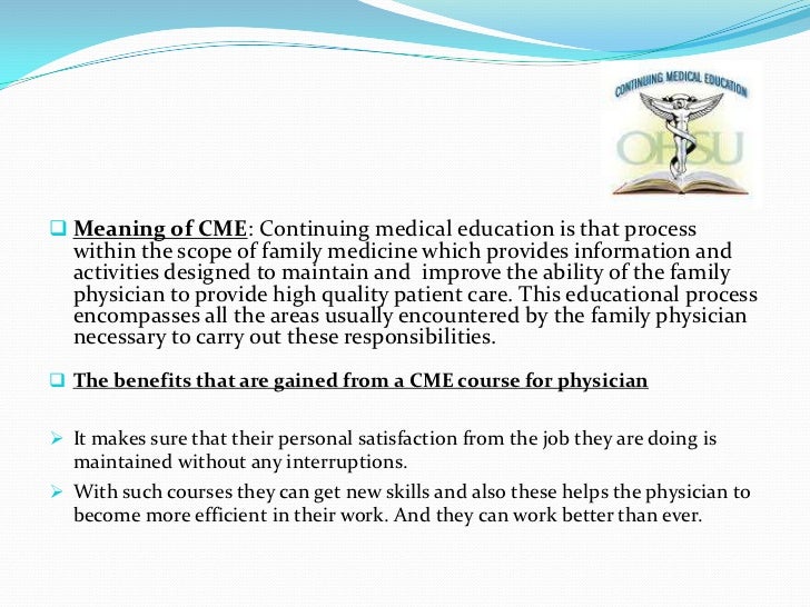 A study on effect of cme programs in improving doctors medical practi…