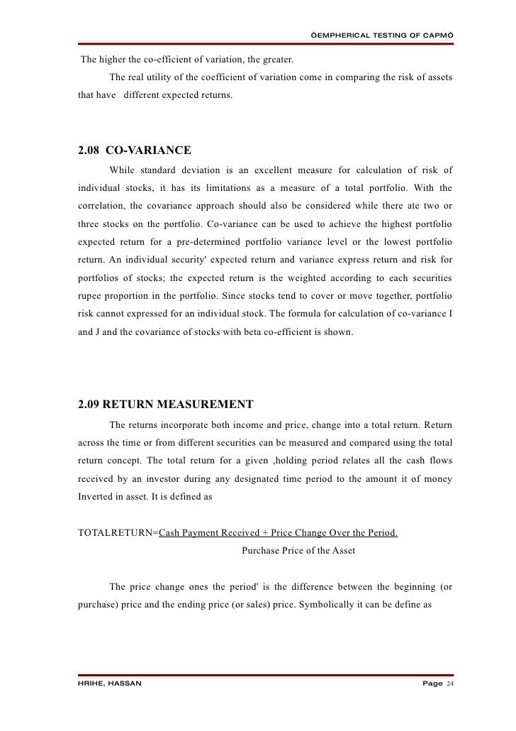 testing the capital asset pricing model Empirical testing of capital asset pricing model on bahrain bourse there is almost no research on bahrain bourse except empirical testing of capital asset pricing on bahrain bourse by . testing the capital asset pricing model Empirical testing of capital asset pricing model on bahrain bourse there is almost no research on bahrain bourse except empirical testing of capital asset pricing on bahrain bourse by .