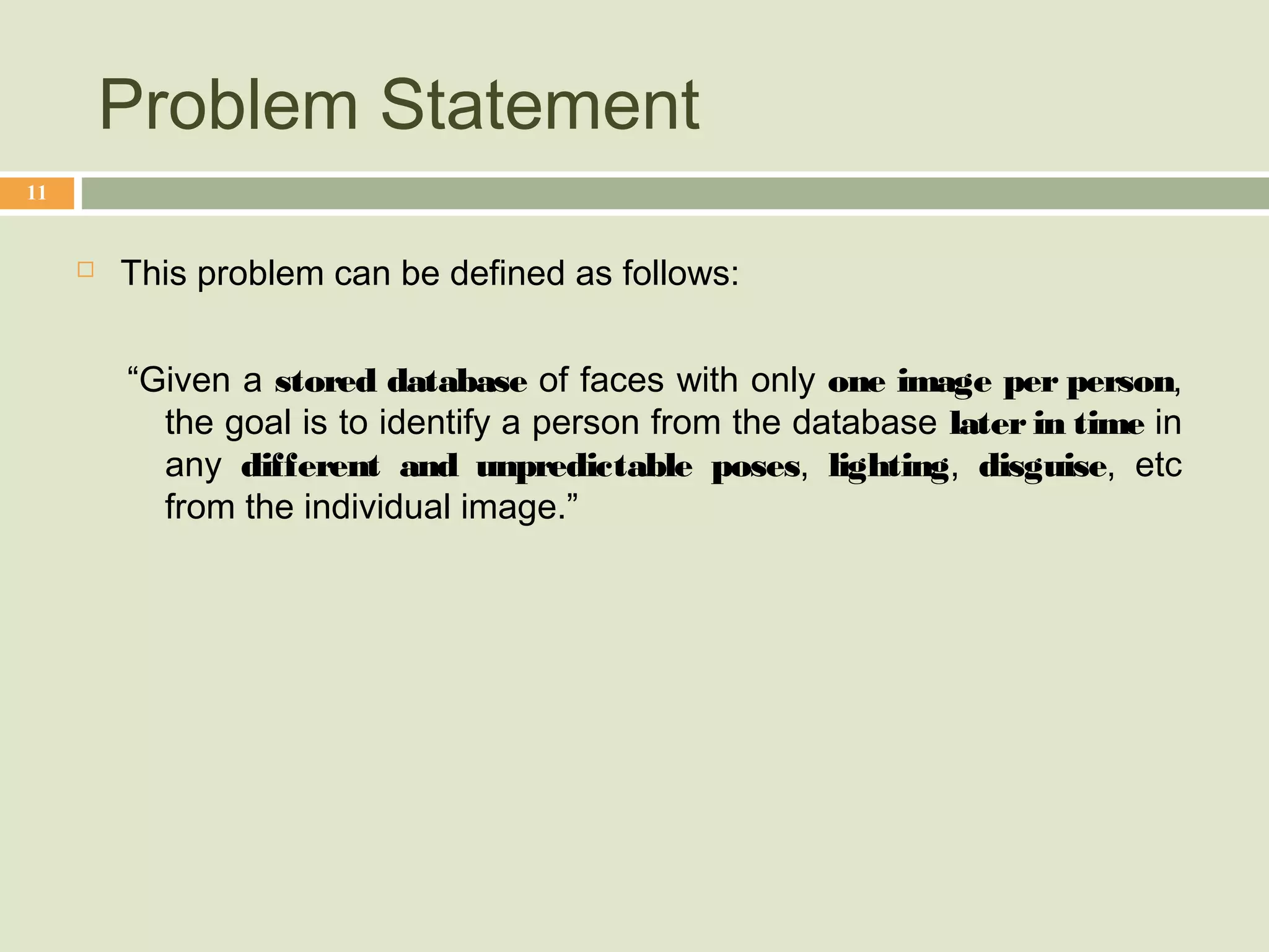 A study on face recognition technique based on eigenface | PPT