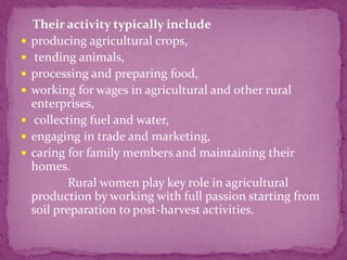 A study on factors affecting decision making of farm women | PPTX