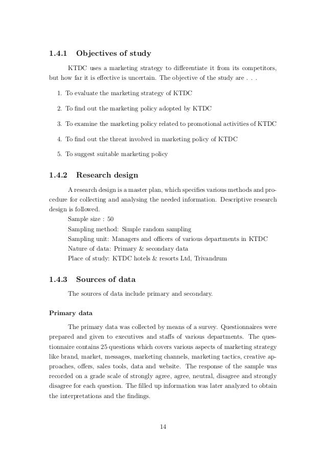 a study on internal perspectives of marketing strategy implemented by marketing plan questionnaire