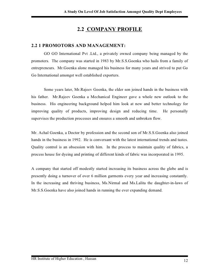 Essay On Health Care Reform Hr Institute Of Higher Education Hassan A Study On Level Of Job Satisfaction College Vs High School Essay also Persuasive Essay Thesis Statement A Study On Level Of Job Satisfaction Amongst Quality Dept Employees I Essay My Family English