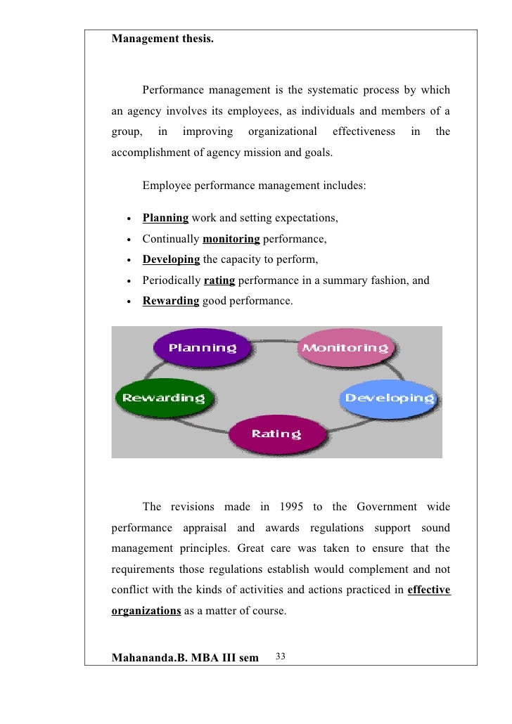 employee performance management thesis employee performance management thesis