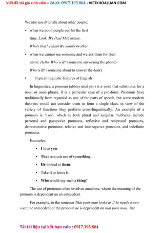 A Study On Personal Pronouns In English And Vietnamese.doc