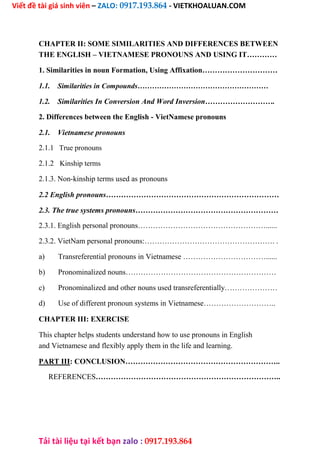 A Study On Personal Pronouns In English And Vietnamese.doc