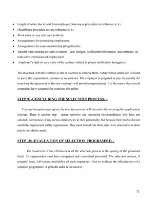 A STUDY ON RECRUITMENT AND SELECTION PROCESS nandini gupta new updated ...