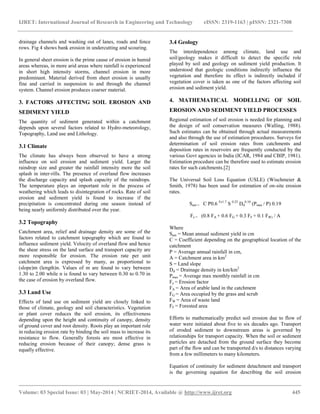 A study on soil erosion and its impacts on floods and sedimentation | PDF