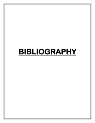 BIBLIOGRAPHY
 