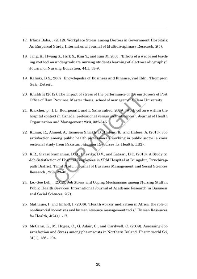 Dissertation on stress picture