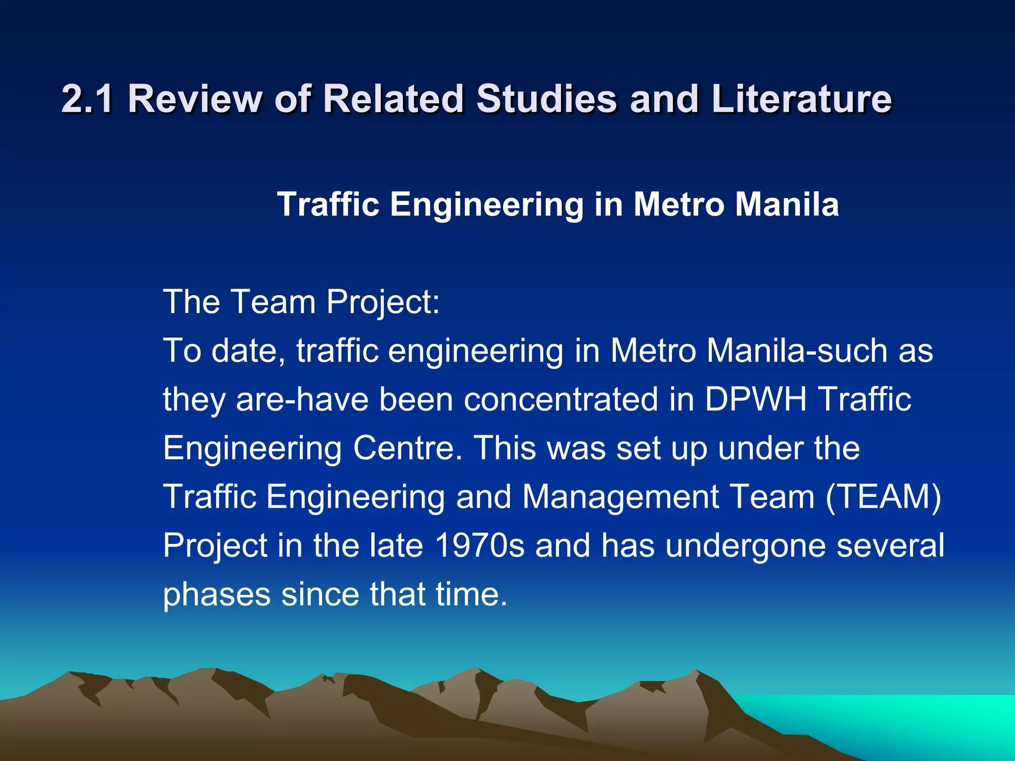 A Study on Traffic Management along EDSA in Metro Manila | PDF