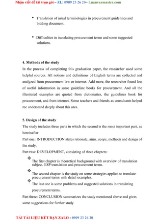 A Study On Translation Of Procurement Terms From English Into ...