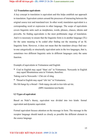 A Study On Translation Of Procurement Terms From English Into ...