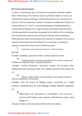 A Study On Translation Of Procurement Terms From English Into ...