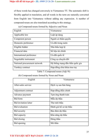 A Study On Translation Of Procurement Terms From English Into ...