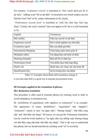 A Study On Translation Of Procurement Terms From English Into ...