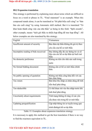 A Study On Translation Of Procurement Terms From English Into ...