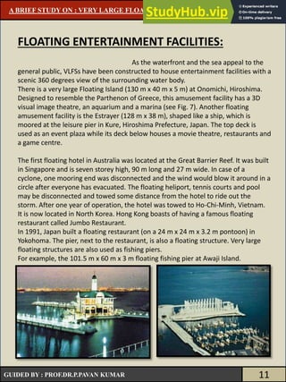 A STUDY ON VERY LARGE FLOATING STRUCTURES | PDF