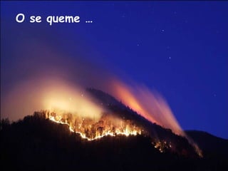 O se queme … 