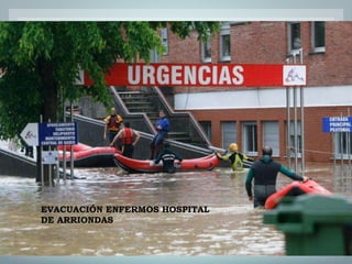EVACUACIÓN ENFERMOS HOSPITAL DE ARRIONDAS 