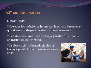 Riesgo: Probabilidad de que ocurra un accidente de trabajo o una enfermedad profesional. 