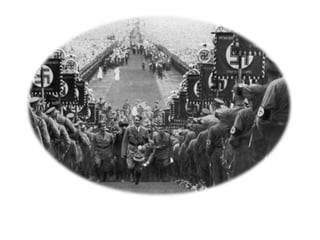 Grande manifestação de apoio a Hitler. 