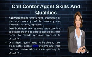 A Successful Call Center Agent Ppt A Successful Call Center Agent Ppt