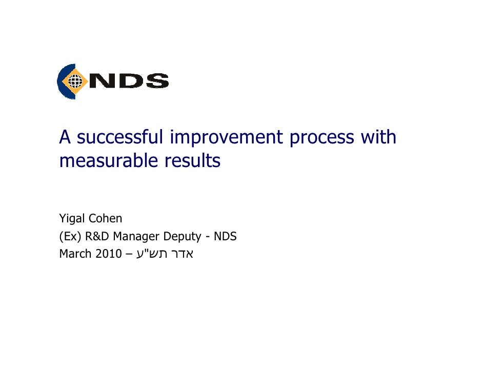 measurable results