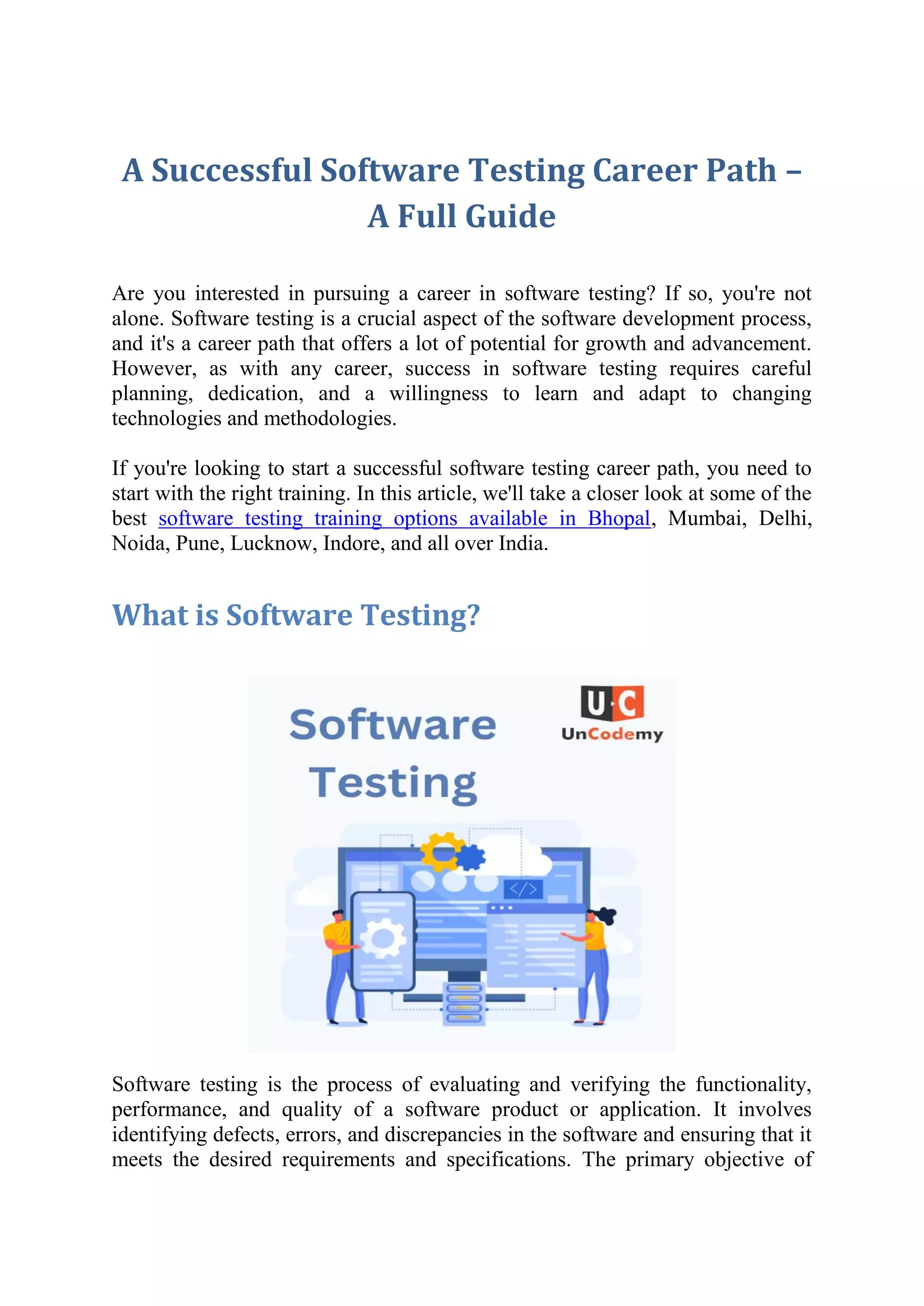 A Successful Software Testing Career Path.pdf